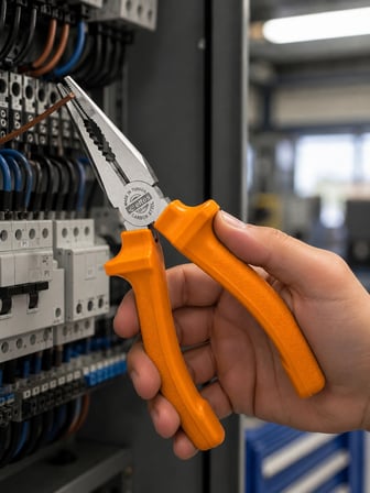 6 Adet Dövme Çelik Pense El Aleti Seti
