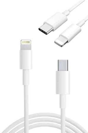 Mey İthalat Type-C Ligtning 30W İOS Şarj Kablosu Hızlı Şarj Kablosu