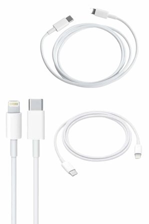 Mey İthalat Type-C Ligtning 30W İOS Şarj Kablosu Hızlı Şarj Kablosu