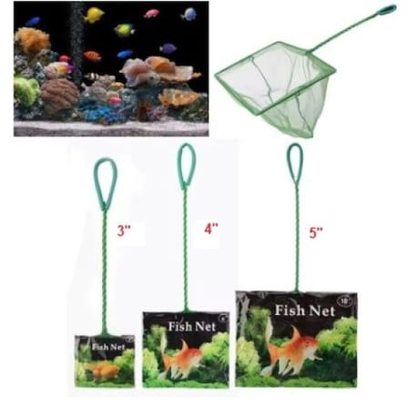 Akvaryum Balık Yakalama Kepçesi 4 inç 10 cm