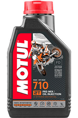 710 2T Motosiklet Motor Yağı 1 Lt