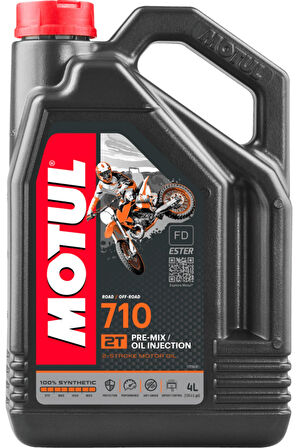 710 2T Motosiklet Motor Yağı 4 Lt