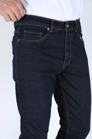 REGULAR KALIP KOBALT MAVİSİ ERKEK KOT PANTOLON