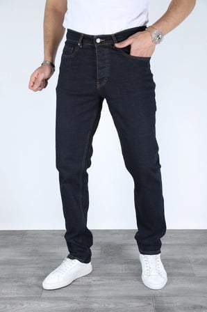 REGULAR KALIP KOBALT MAVİSİ ERKEK KOT PANTOLON