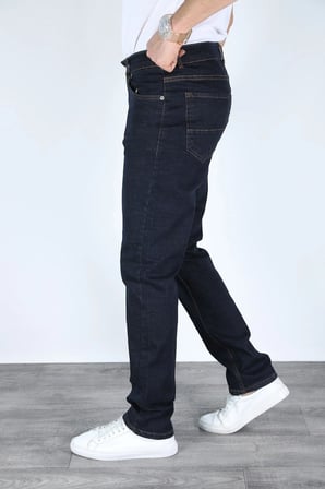 REGULAR KALIP KOBALT MAVİSİ ERKEK KOT PANTOLON