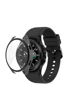 Watch 5 44mm Wall Camlı Kasa Ekran Koruyucu - Siyah