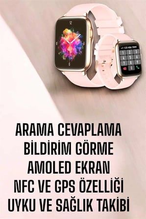 Akıllı Saat Kadınlara Uyku Ve Sağlık Takibi Yapabilen Bileklik Hediyeli