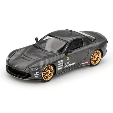 Mey İthalat Model Araç 1/64 Mazda RX-7 RE-Amemiya Matsukiyo KOKU 3 Rotor NA-7 TAS 2025 Best Tuned Car Award