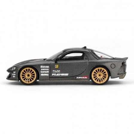 Mey İthalat Model Araç 1/64 Mazda RX-7 RE-Amemiya Matsukiyo KOKU 3 Rotor NA-7 TAS 2025 Best Tuned Car Award
