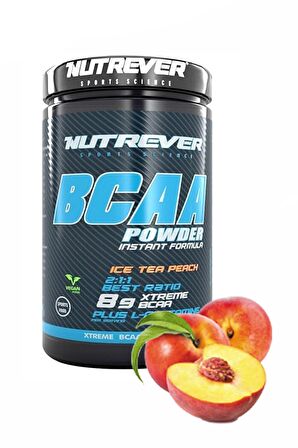 Nutrever Bcaa Powder 500 Gr Şeftali Aromalı Aminoasit Güç Enerji Glutamin