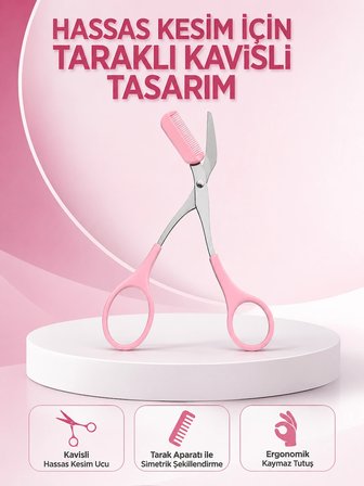 Mey İthalat Kaş, Kirpik ve Tırnak Çevresi Temizliği İçin Çok Fonksiyonlu Makas Yeni Nesil