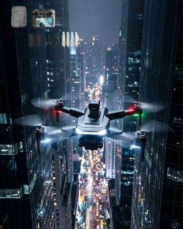 Mey İthalat Uzaktan Kontrollü 4K Drone Akıllı Uçuş Modları ve Geniş Açılı Kamera Özellikli