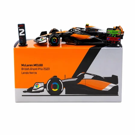 Mey İthalat 1/64 Model Araç MCL60 British Grand Prix 2023 Lando Norris -  X iXO Models