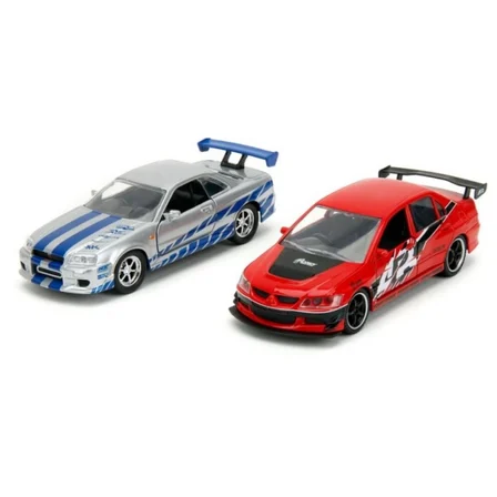 Mey İthalat Hızlı & Öfkeli 2'li Paket, 2006 GTR R34 Model Arabaları