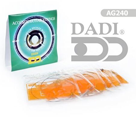 Dadı AG240 Light Takım Tel Akustik Gitar Teli 012-053