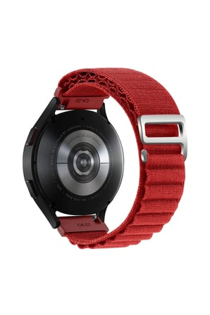 Watch 20mm KR410 Kumaş Kordon - Kırmızı