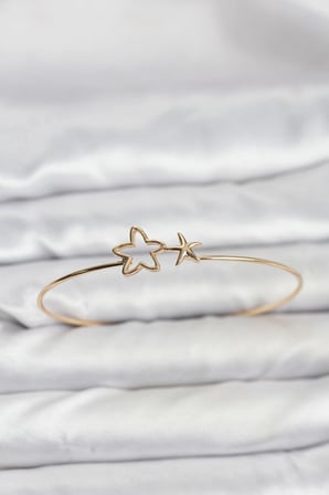 Yıldız Model Gold Renk Bileklik