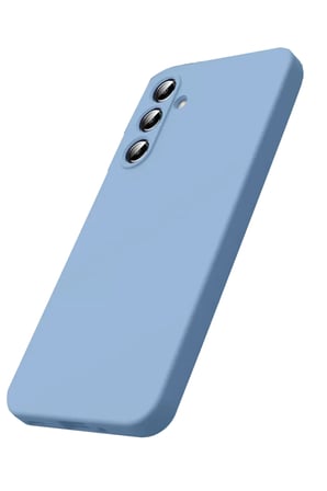 Mey İthalat  Samsung Galaxy S25 FE Nano içi Kadife Silikon - Mavi