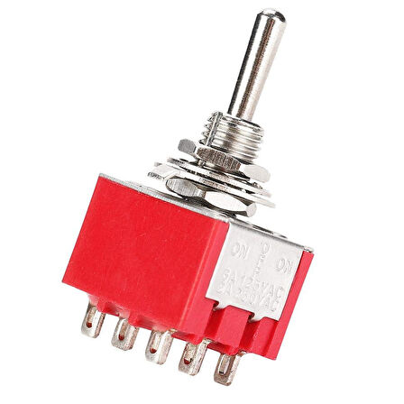 TOGGLE SWİTCH ON-OFF-ON Ø6MM MTS-303 (IC-148B) (4767)