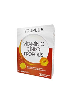 Marka: Vitamin C Çinko Propolis 20 Efervesan Tablet Kategori: Mineral