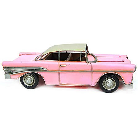 Vintage Metal Chevrolet Model Araba   El Yapımı Dekoratif Aksesuar