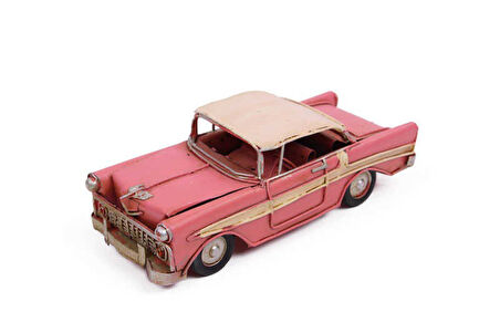 Vintage Metal Chevrolet Model Araba   El Yapımı Dekoratif Aksesuar