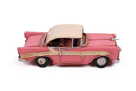 Vintage Metal Chevrolet Model Araba   El Yapımı Dekoratif Aksesuar