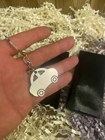 Anahtarlık Ev ve Araba Modeli Birinci Sınıf Kutu ve Anahtarlık İsme Özel