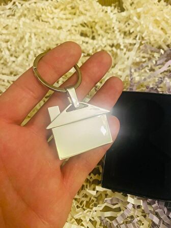 Anahtarlık Ev ve Araba Modeli Birinci Sınıf Kutu ve Anahtarlık İsme Özel