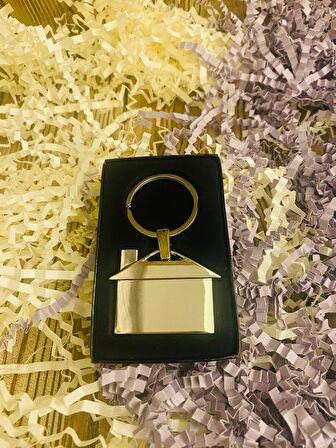 Anahtarlık Ev ve Araba Modeli Birinci Sınıf Kutu ve Anahtarlık İsme Özel