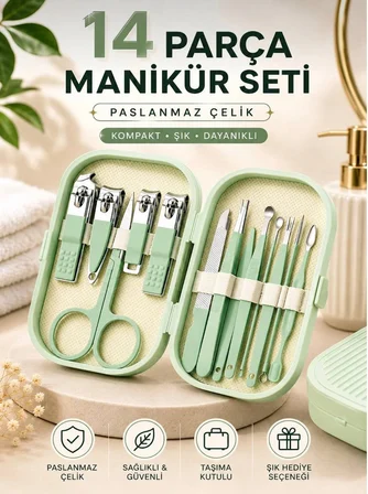 Kişiye Özel Kutulu Lüks Manikür ve Pedikür Seti