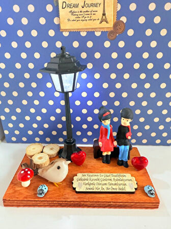 14 Şubat Sevgililer Günü Özel Işıklı El Yapımı Kalpli Hediye – MYK Hediye ve Sanat Atölyesi