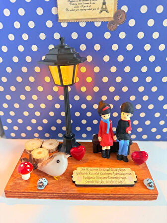 14 Şubat Sevgililer Günü Özel Işıklı El Yapımı Kalpli Hediye – MYK Hediye ve Sanat Atölyesi