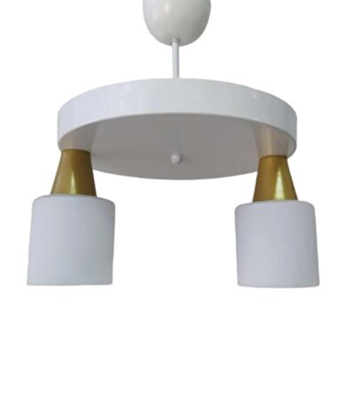 MYLİGHTS  MODERN SPOR AVİZE YUVARLAK 2Lİ SARKIT 30CM