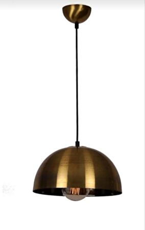 MYLİGHTS   RETRO ESKİTME  METAL SARKIT AVİZE RUSTİK AVİZE 30 CM EN