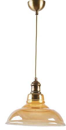 DEMET HABEK MYLİGHTS    RETRO RUSTİK TEKLİ BALCAM SARKIT ESKİTME ASKI  28CM EN