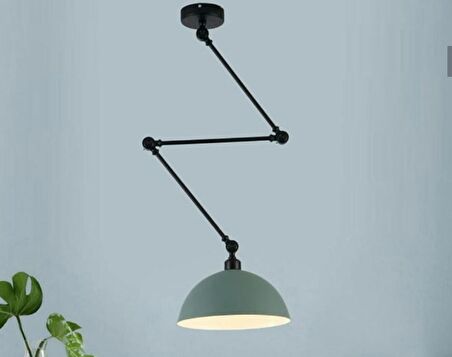 MYLİGHTS  RETRO RUSTİK METAL AKROBAT AVİZE SUYEŞİLİ  30CM