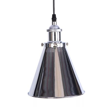 MYLİGHTS  RETRO RUSTİK METAL  KROM SARKIT AVİZE  18CM EN