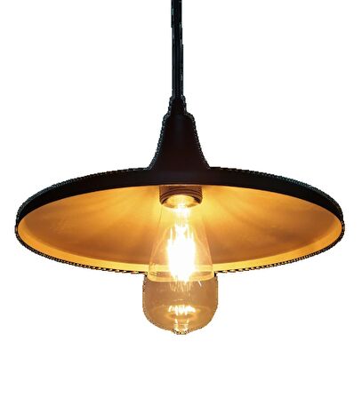 MYLİGHTS  RETRO RUSTİK METAL SARKIT AVİZE   27 CM EN
