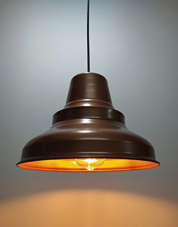 MYLİGHTS  RETRO RUSTİK MAT BAKIR METAL SARKIT AVİZE
