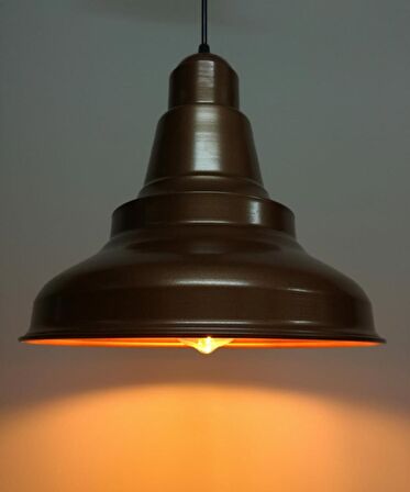 MYLİGHTS  RETRO RUSTİK MAT BAKIR METAL SARKIT AVİZE