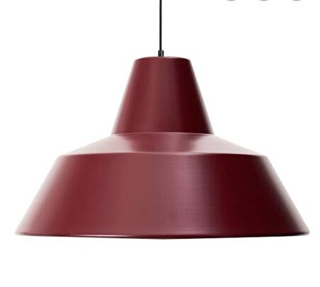 MYLİGHTS BORDO  METAL SARKIT AVİZE  E 27 DUYLU 33CM  