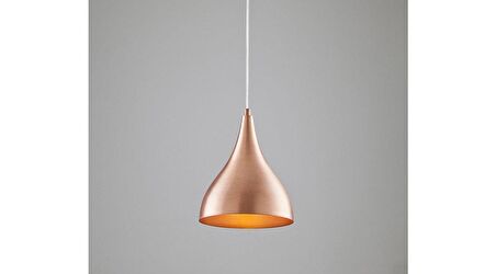 MYLİGHTS  METAL BAKIR  KONİK RETRO  RUSTİK  SARKIT AVİZE