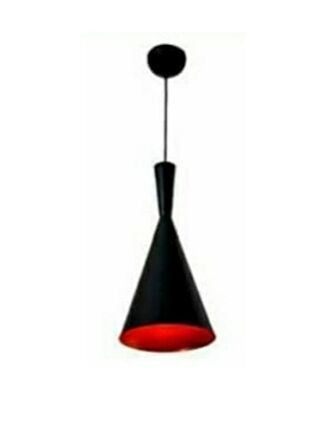 DEMET HABEK  MYLİGHTS  MYLİGHTS  SİYAH  İÇİ  KIRMIZI  METAL SARKIT AVİZE B03