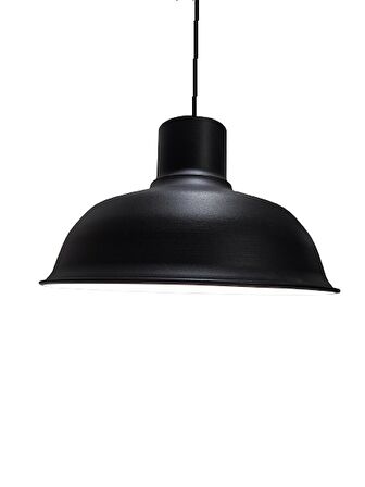 MYLİGHTS  RETRO RUSTİK  METAL SARKIT AVİZE SİYAH  İÇİ BEYAZ