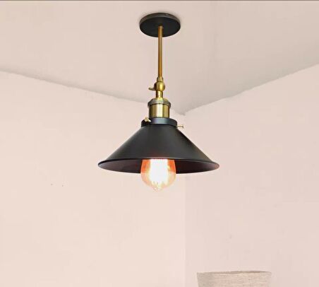 MYLİGHTS RETRO  RUSTİK  MAFSALI HAREKLİ AVİZE METAL AVİZE 22 CM EN