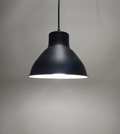 MYLİGHTS  VİNTAGE  METAL SARKIT SİYAH İÇİ BEYAZ  SARKIT SARKIT AVİZE
