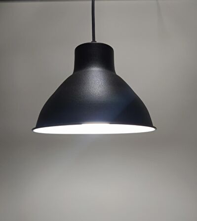 MYLİGHTS  VİNTAGE  METAL SARKIT SİYAH İÇİ BEYAZ  SARKIT SARKIT AVİZE