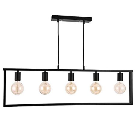 MYLİGHTS  RETRO VİNTAGE  MASA ÜSTÜ METAL SARKIT AVİZE RUSTİK SARKIT EN  100 CM