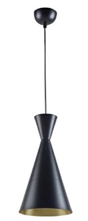 MYLİGHTS  RETRO  SİYAH  İÇİ ALTIN BSARKIT  METAL SARKIT